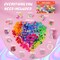 6 Boxes 120 Colors Pony Beads Bracelet Making Kit, Beads for Jeweley Making with Letter Beads Kandi Beads, DIY Arts and Crafts Birthday Gifts
